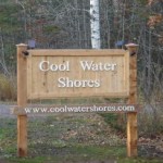 Cool Water Shores Sign