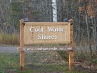 Cool Water Shores Sign